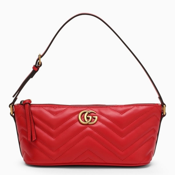 Gucci GG Marmont Leather Mini  Shoulder Bag in red color.  Brand new - Picture 11 of 12
